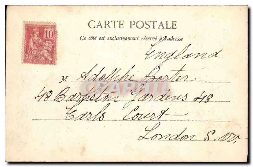 Cannes — Île Ste-Marguerite, Gefängnis des Schleiermachers — Edition Giletta, Fotografie von Nice, n° 427 - Rückseite