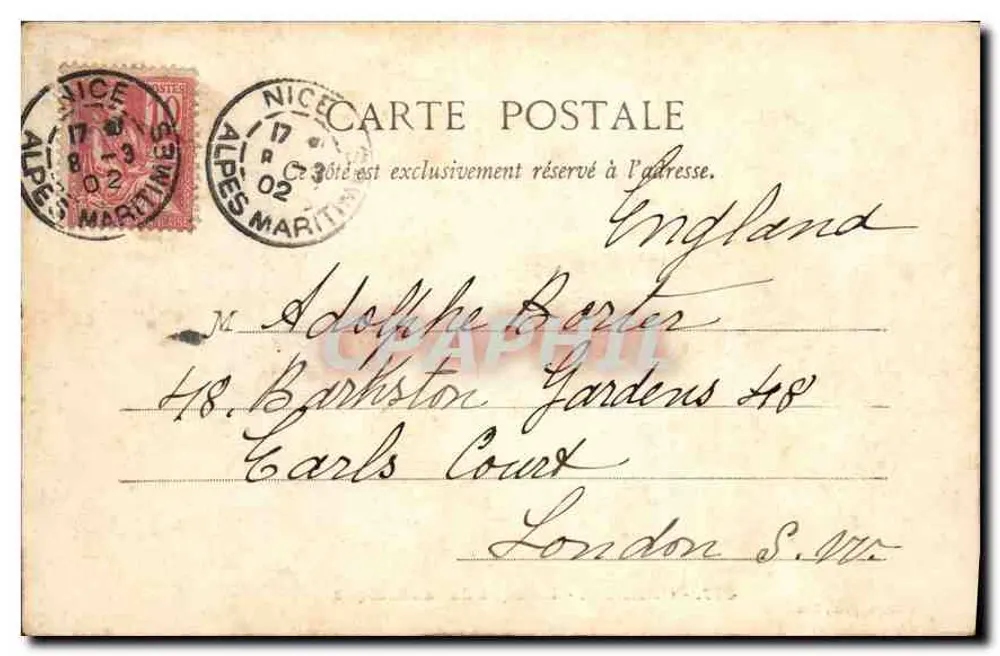 CANNES - Kiosque da Música — fot. Giletta, Nice, n° 447 - Verso