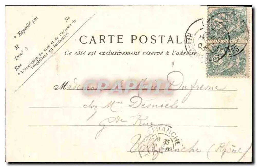 Lourdes. Virgem da Esplanada — V.P. Paris N. 22 - Verso