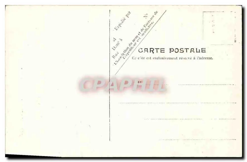 Pau — Castelo de Henrique IV — V. P. Paris - Verso