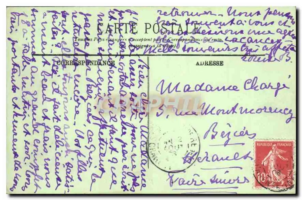 Efeito de Ondas — LL. — Ilha de Ré — Ponta das Bgleines - Verso