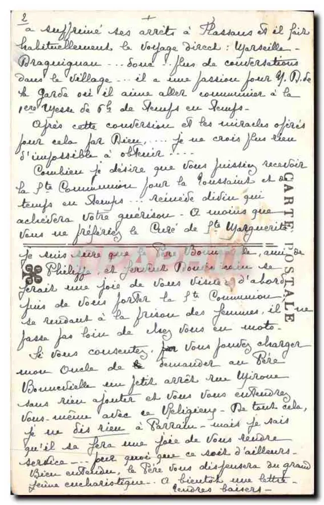 Lourdes — Das Vaterhaus von Bernadette Soubirous — anonymer Verlag, Nr. 46 - Rückseite