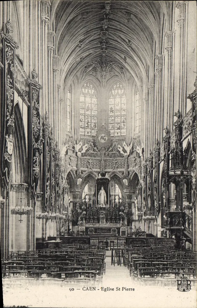 CAEN — Igreja de São Pedro — P.R. n° 90 - Frente