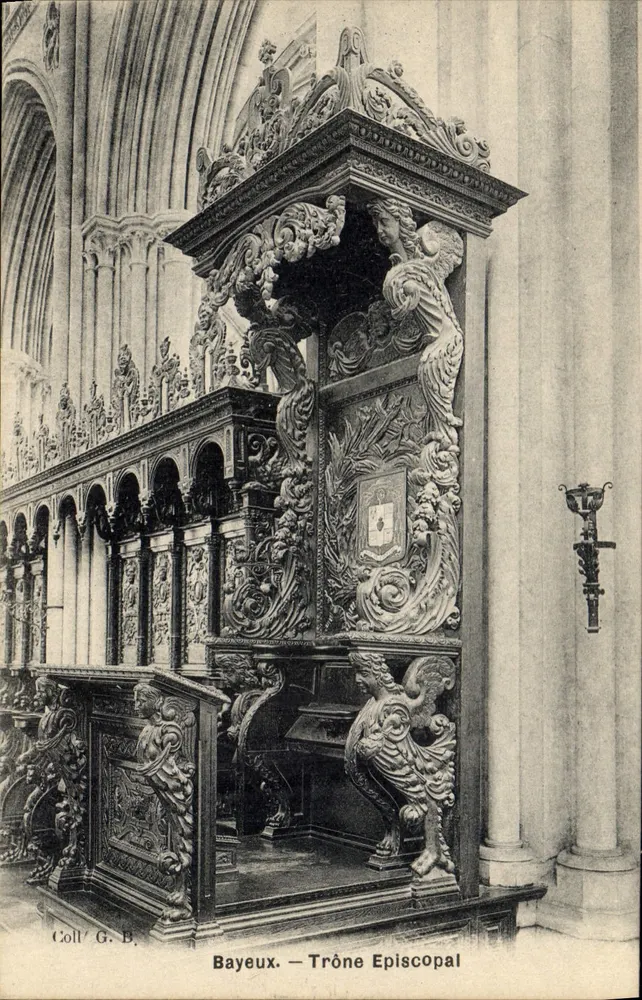Bayeux — Trono Episcopal — Coll. G. B. - Frente