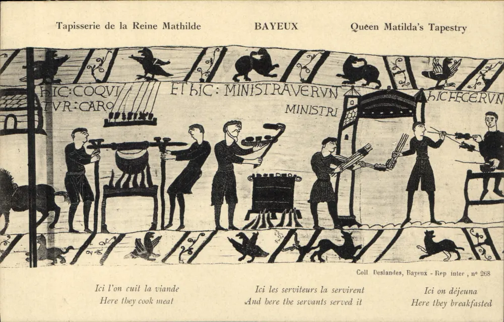 Tapisserie der Königin Mathilde — Bayeux — Coll. Deslandes, Rep. inter n° 268 - Vorderseite