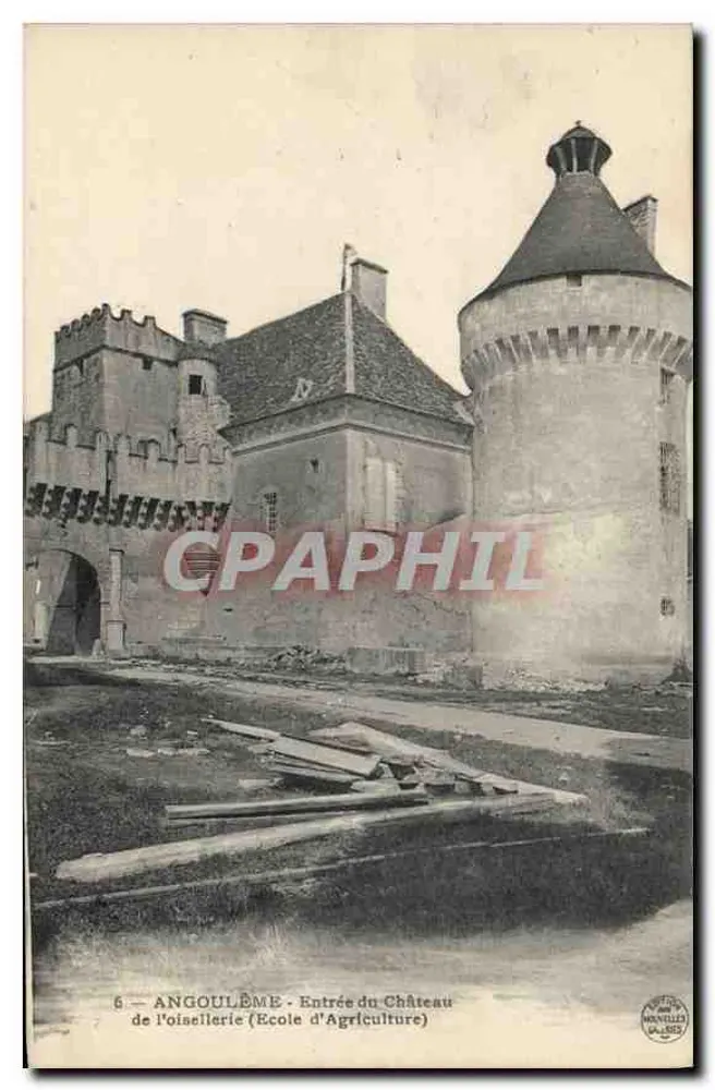 Angoulême - Eingang zum Schloss Oisellerie (Landwirtschaftsschule) — Montilla, Nr. 6 - Vorderseite