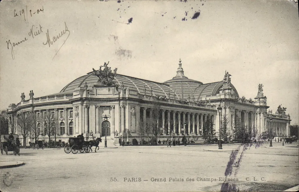 PARIS — Grand Palais dos Campos Elísios — C. L. C. n°55 - Frente