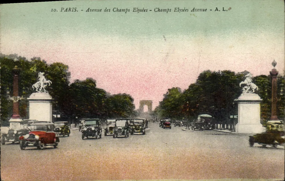 Parijs - Avenue des Champs-Élysées - A.L. - Voorkant