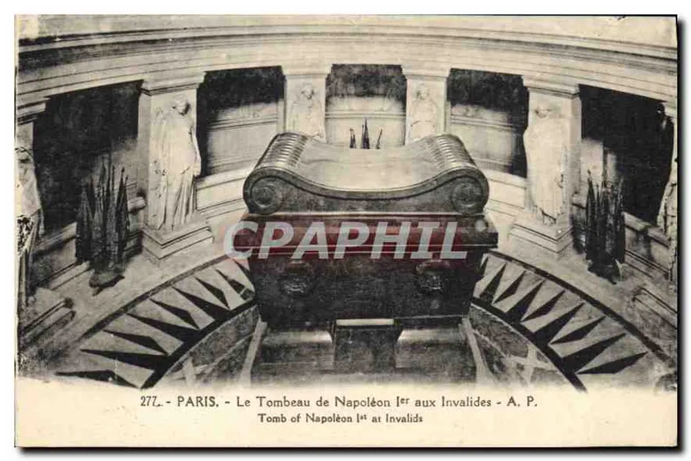 Paris - Das Grab von Napoleon I. in den Invaliden - A. P. - Vorderseite