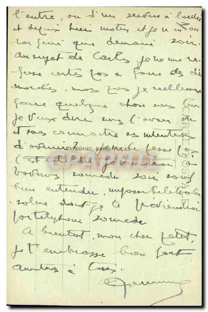 Paris - Das Grab von Napoleon I. in den Invaliden - A. P. - Rückseite