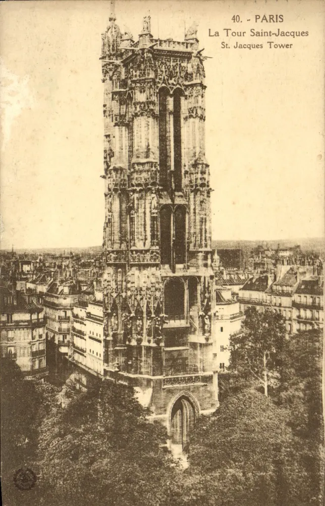 Paris — Torre Saint-Jacques — Imp. phot. L'Albatre, Paris, n°40 - Frente