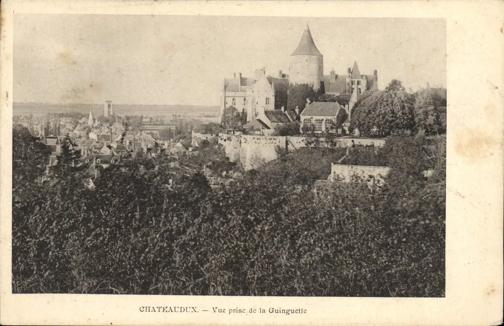 Chatkaudux — Vista tirada da Guinguette — editor desconhecido, número de série não visível - Frente
