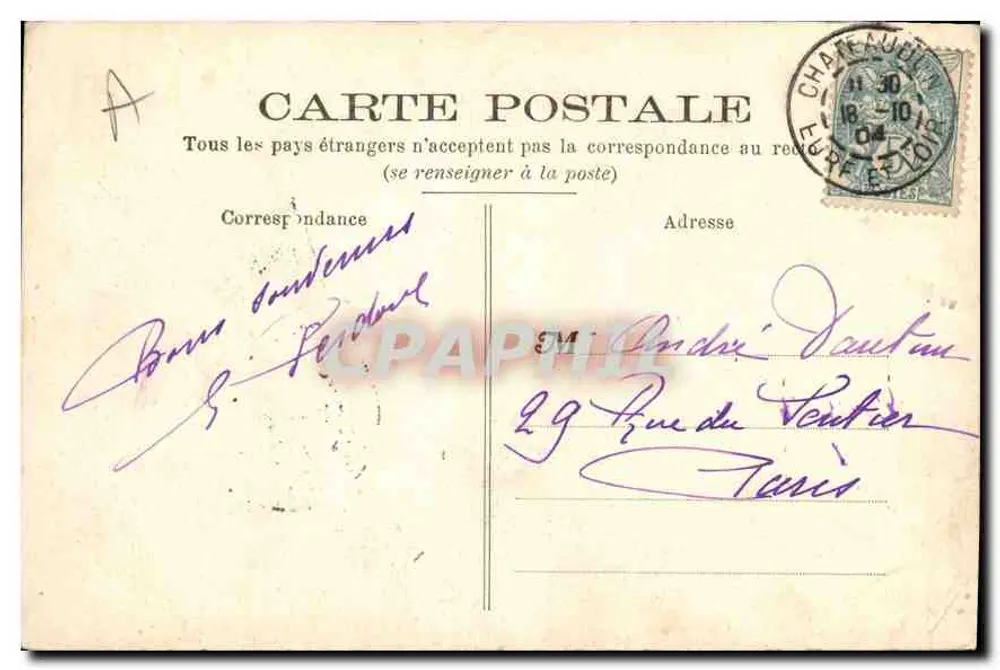Châteaudun — A Fonte Monumental — imp. Laurent, Châteaudun - Verso