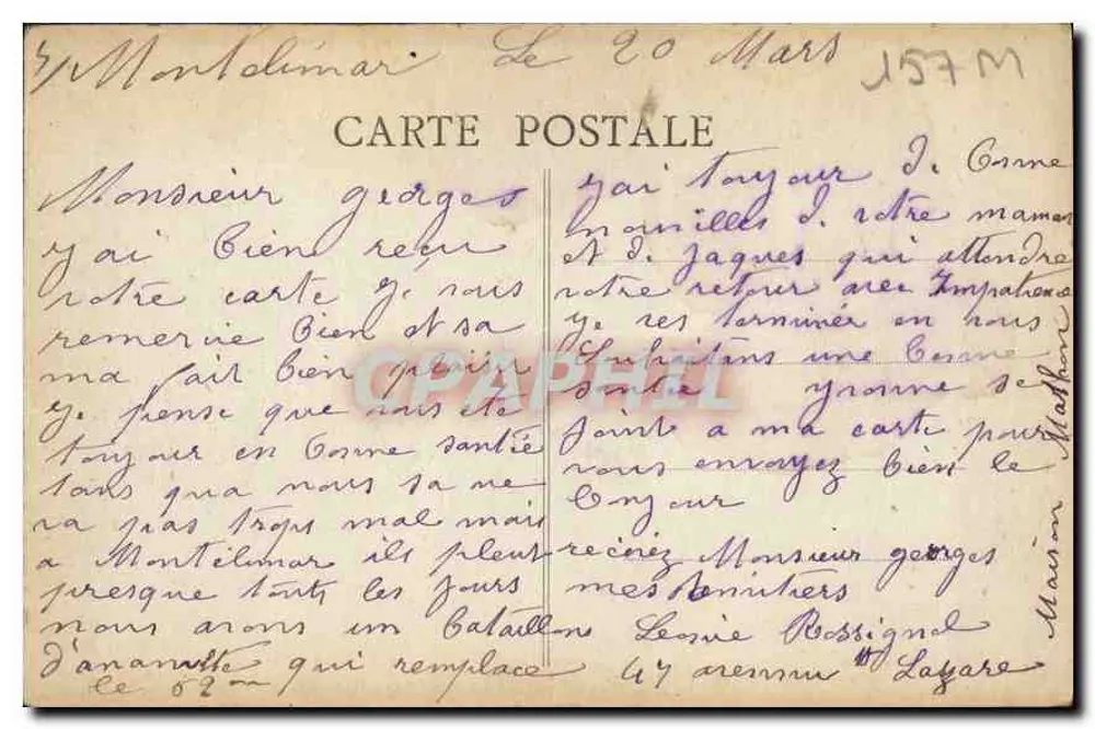 Montélimar (Drôme) - O Jardim, vista geral — Editor: B. Fabre - Verso