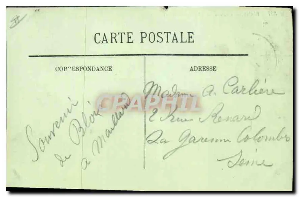 Blois — Castelo — A Atalha (Oeste) — LL. — N° 327 - Verso