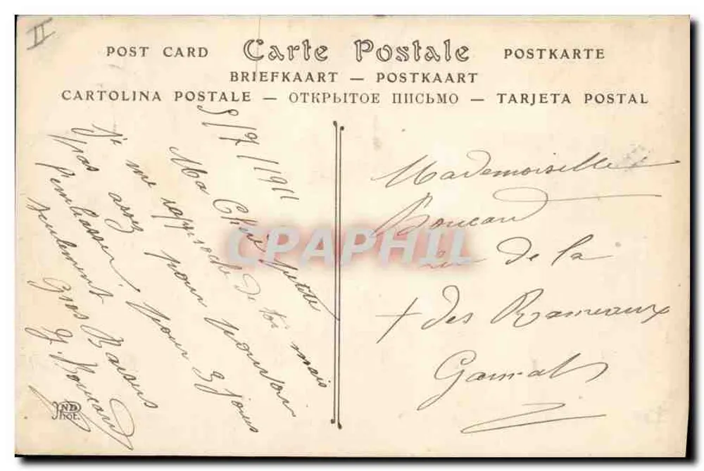 BLOIS — A Estátua de Denis Papin — ND. Pbar. n°98 - Verso