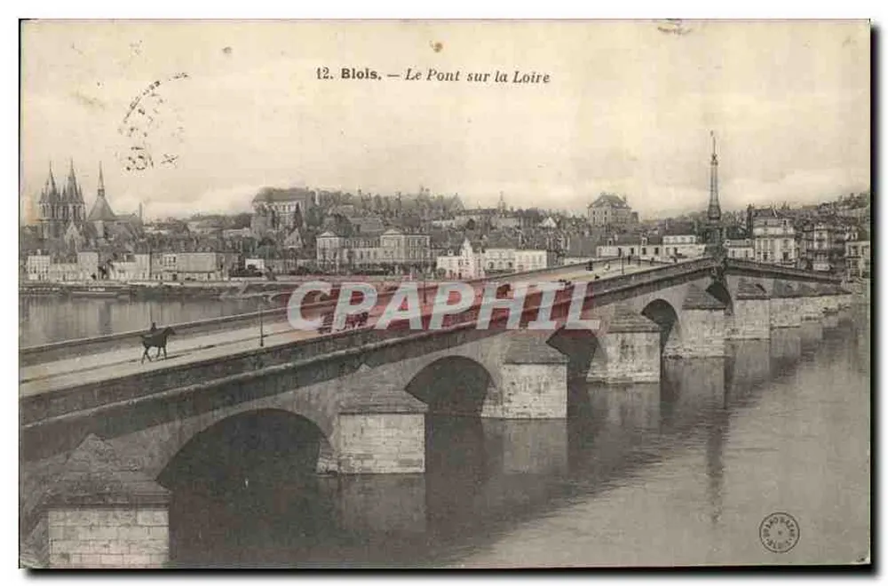 Blois — O Ponte sobre o Loire - Frente
