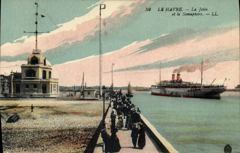 Le Havre — La Jetée e il Sémaphore — LL - Recto