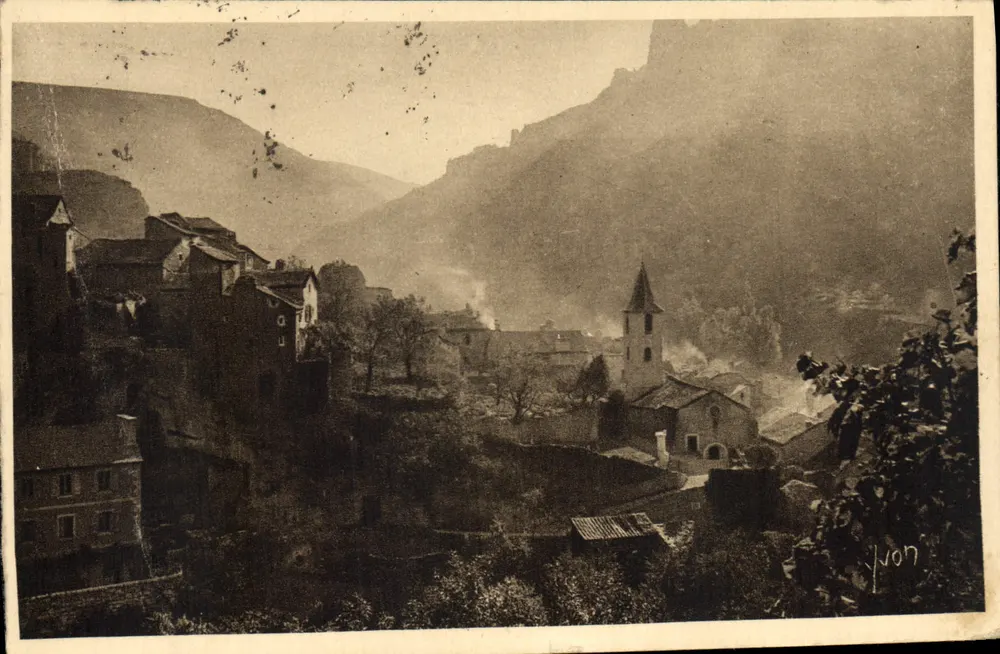 Gorges du Tarn — Sainte-Enimie (Lozère) — J. Von - Vorderseite