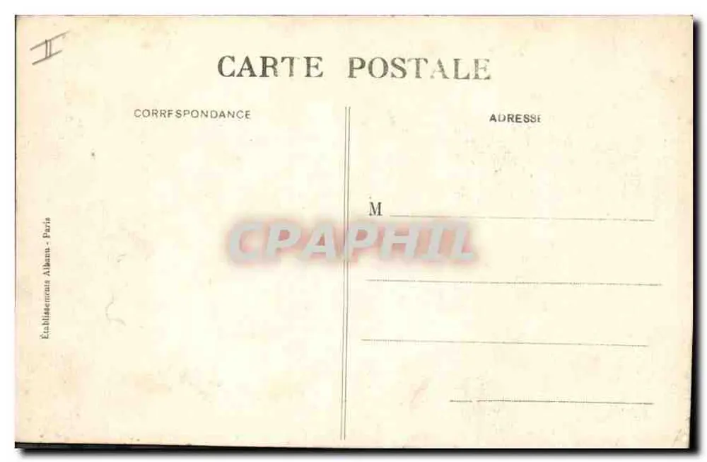 Blois - Die Loire, das Schloss und die Kirche Saint-Nicolas — E. A. — n°75 - Rückseite