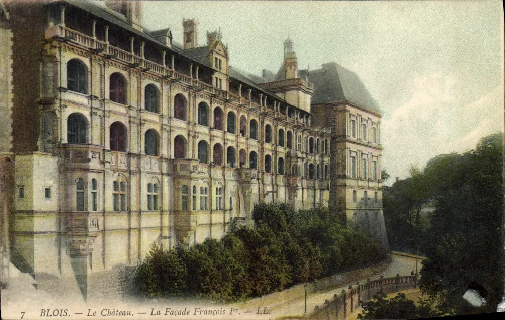 Blois — Das Schloss — Die Fassade François Ier — LL - Vorderseite