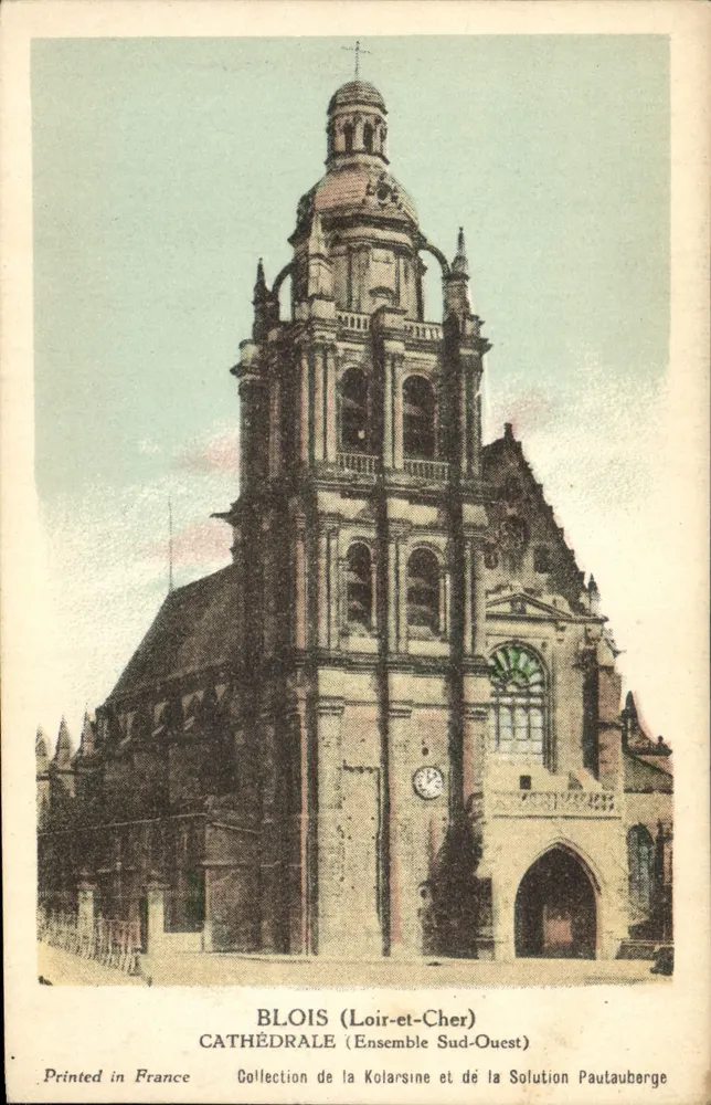 Blois (Loir-et-Cher) — Kathedrale (Südostensemble) — Sammlung Kolarsine und Solution Pautauberge - Vorderseite