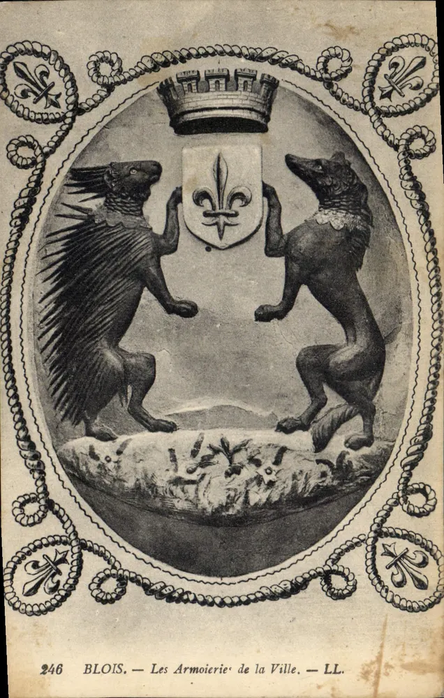 Blois — Die Wappen der Stadt — LL. n° 246 - Vorderseite