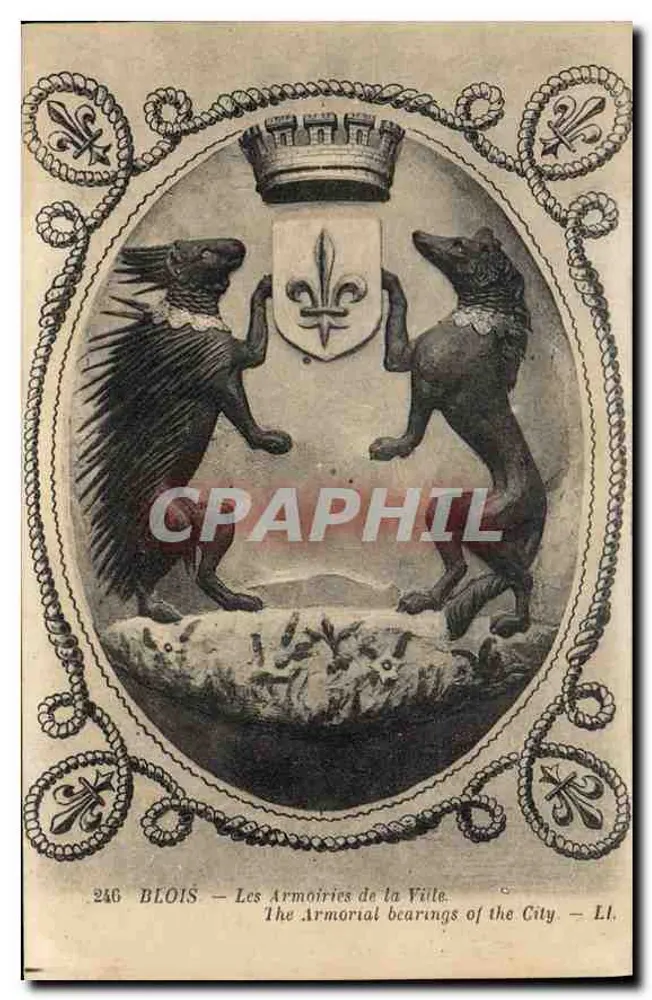 Blois — Die Wappen der Stadt — Verlag L.I. Nr. 246 - Vorderseite