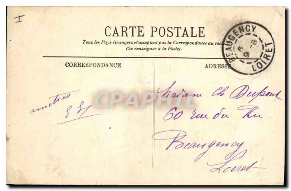 Blois — Panorama — LL. — n° 1772 - Verso