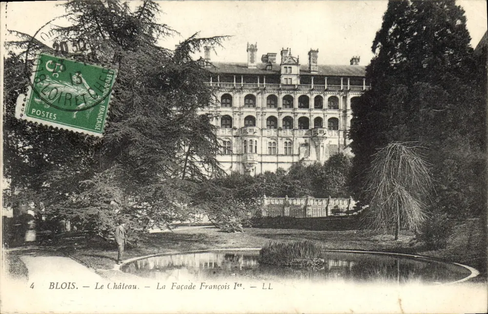 Blois — Das Schloss — Die Facade von François Ier — LL - Vorderseite