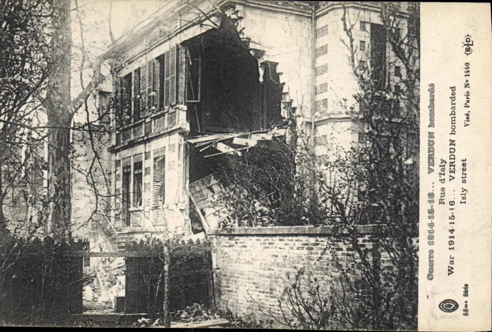Verdun — bombardierte Rue Isly — Vised, Paris N° 1440 - Vorderseite