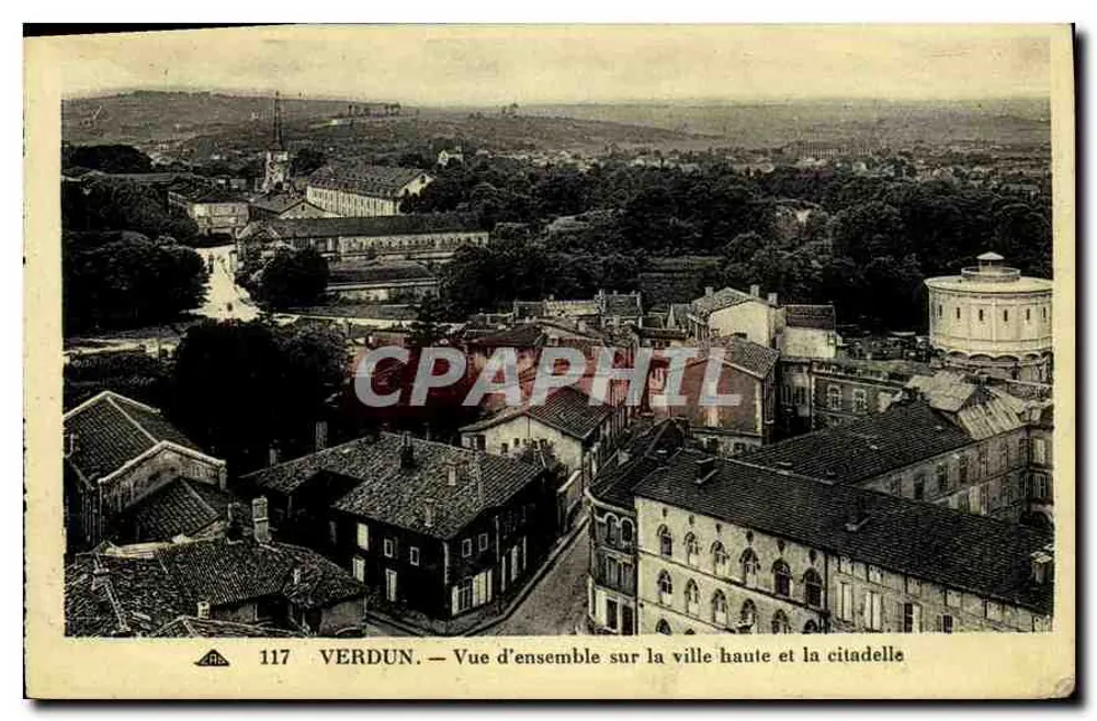 Verdun — Übersicht über die obere Stadt und die Zitadelle — Nr. 117 - Vorderseite