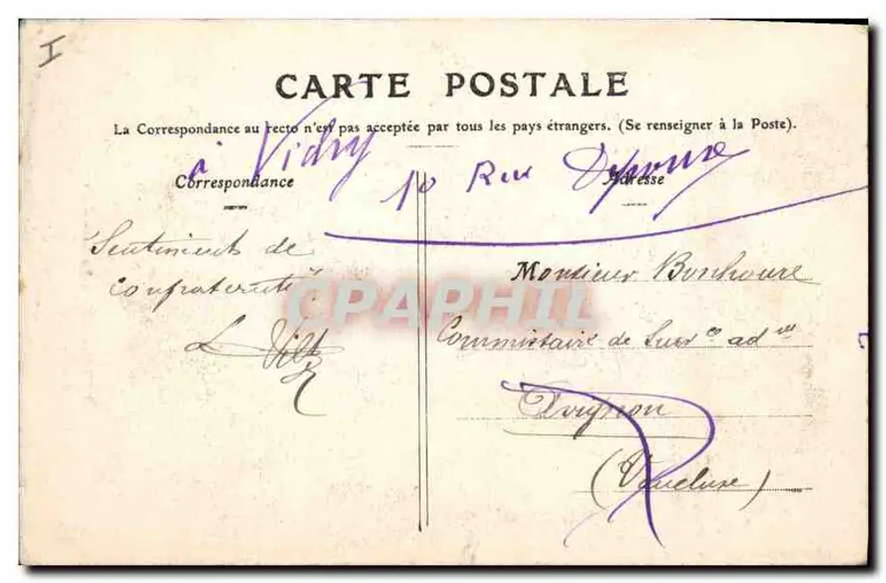 Verdun — A Catedral — J. Debargue, edição Verdun - Verso