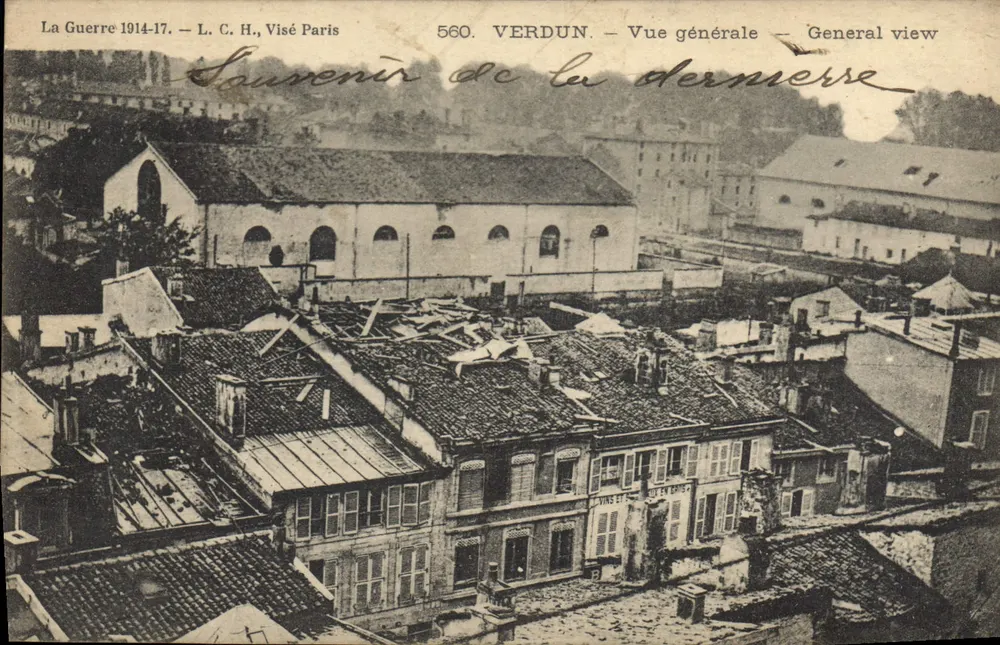 Verdun — Allgemeine Ansicht — L. C. H., Visé Paris, Nr. 560 - Vorderseite