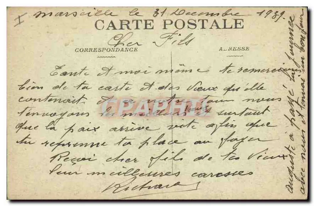 Verdun — Allgemeine Ansicht — L. C. H., Visé Paris, Nr. 560 - Rückseite