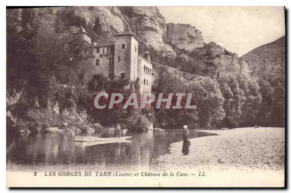 Die Tarn-Schluchten (Lozère) und Schloss La Caze — LL - Vorderseite