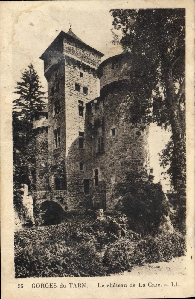 Gorges van de Tarn — Het kasteel van La Caze — LL. — n° 56 - Voorkant