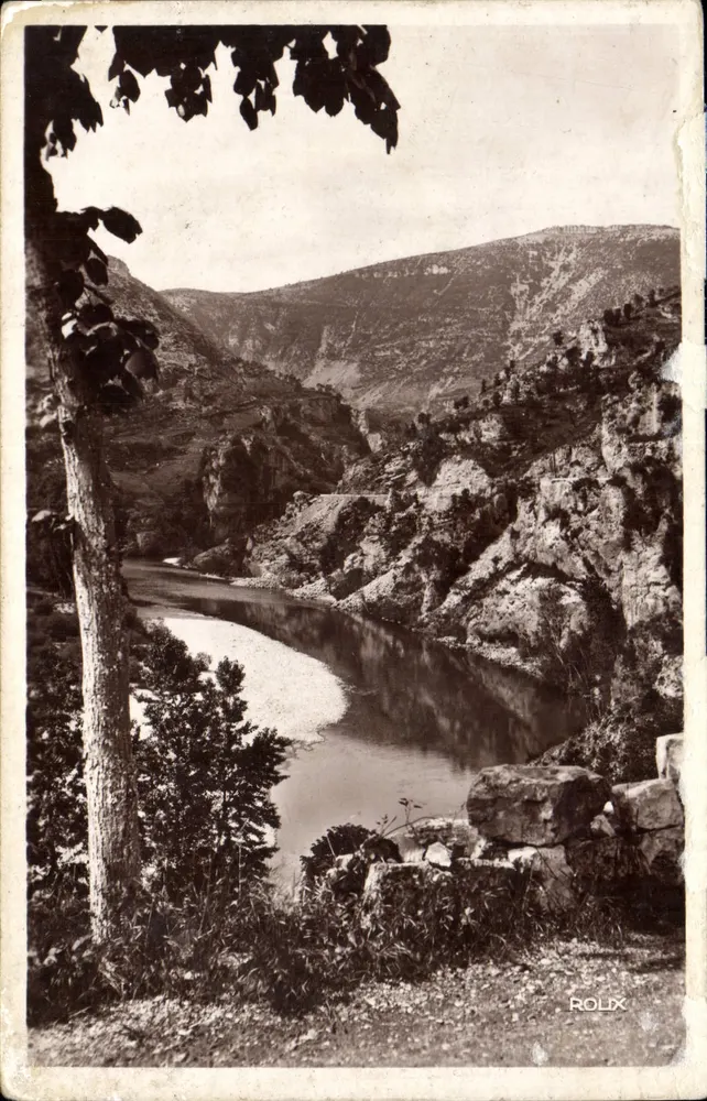 Ansicht des Tarn — Um Malène — S. Roux, Mende - Vorderseite