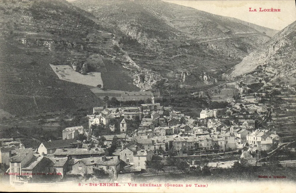 Ste-Enimie - Allgemeiner Blick (Gorges du Tarn) — Lozère, veröffentlicht von Éditeur A. Trantos - Vorderseite