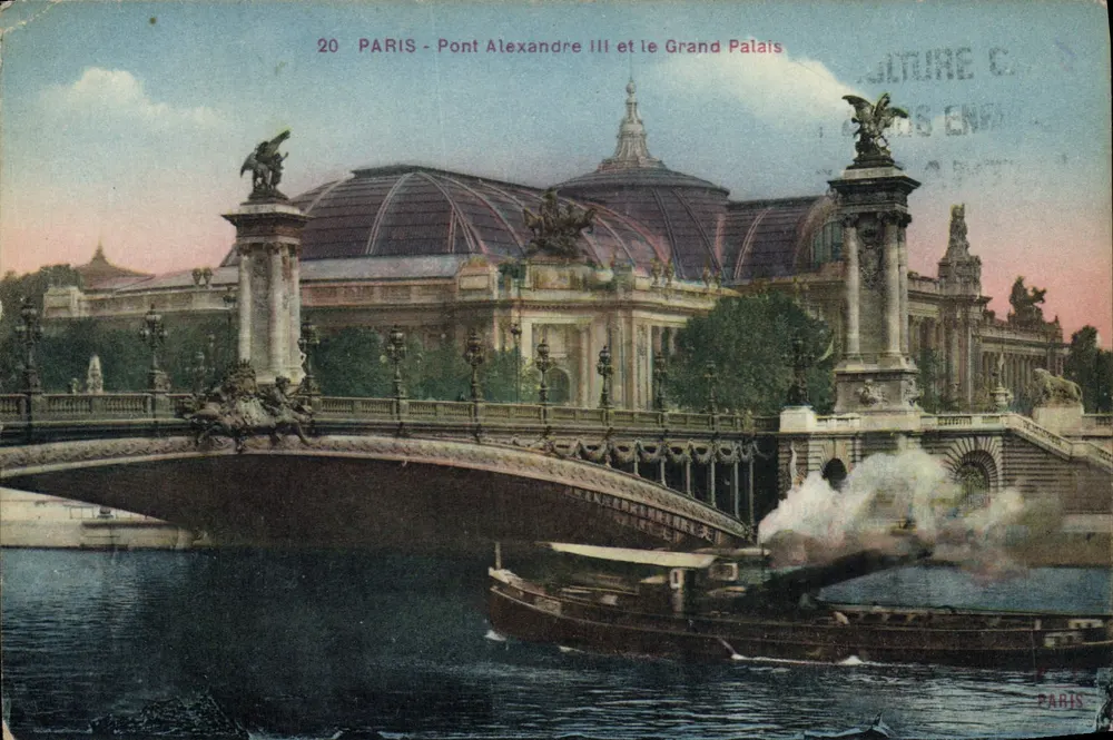 Paris - Pont Alexandre III und das Grand Palais — Verlag J. Luture C. n°20 - Vorderseite
