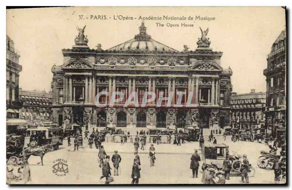 Paris - Das Opernhaus - Nationale Akademie der Musik — L'Amiile, Paris, n°37 - Vorderseite