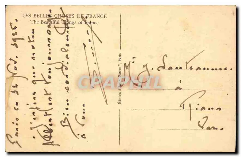 Paris - Jardin des Tuileries - Opernhaus und Butte Montmartre - Rückseite