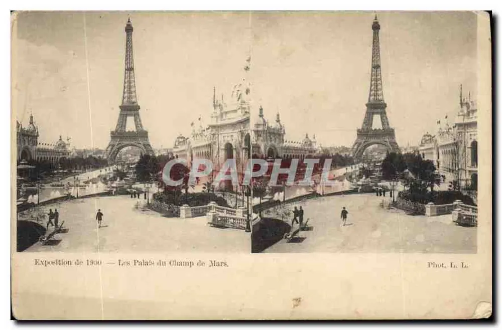 Expositie van 1900 — De Palazzi van het Veld van Marte — Fot. L. L. - Voorkant