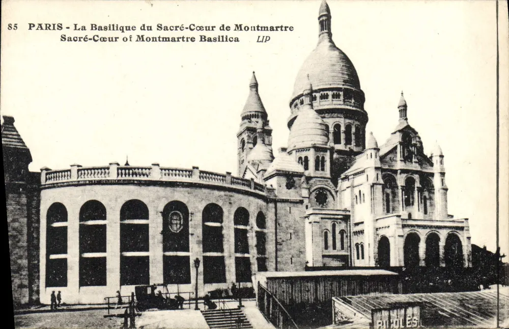Paris - Die Basilika des Heiligen Herzens von Montmartre — Verlag LIP, Seriennummer 85 - Vorderseite