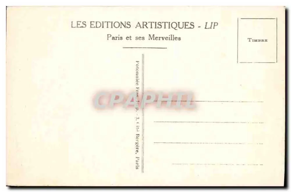 Paris - A Place de la Concorde em direção à Torre Eiffel — LIP - Verso