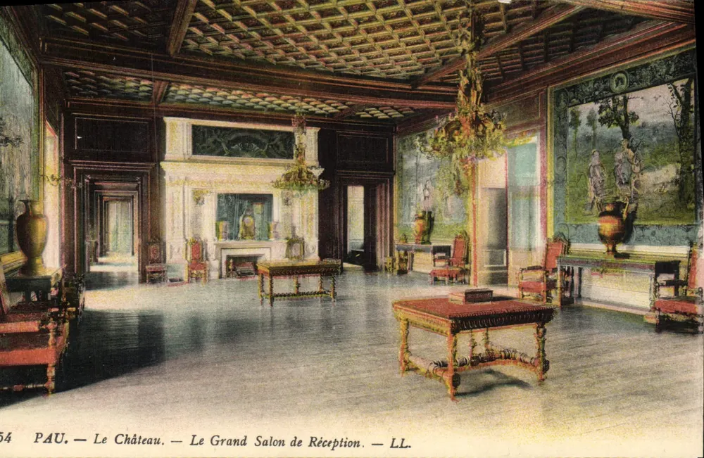 Pau — Das Schloss — Der Große Empfangssaal — LL. — n°54 - Vorderseite