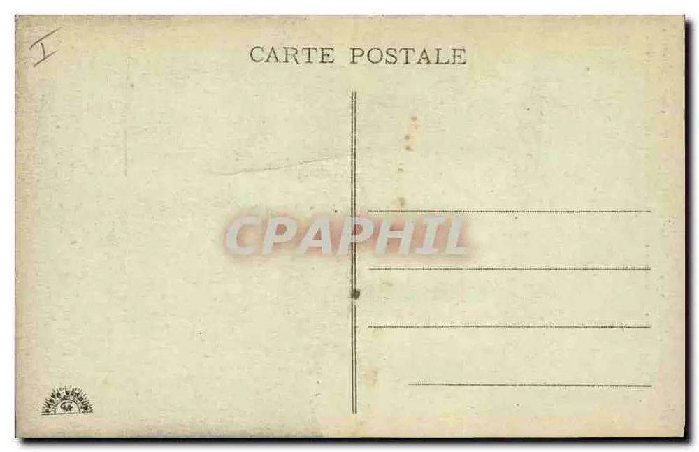 Verdun — Seine Ruinen — Eingang zum Bischofssitz und die Türme der Kathedrale - Rückseite