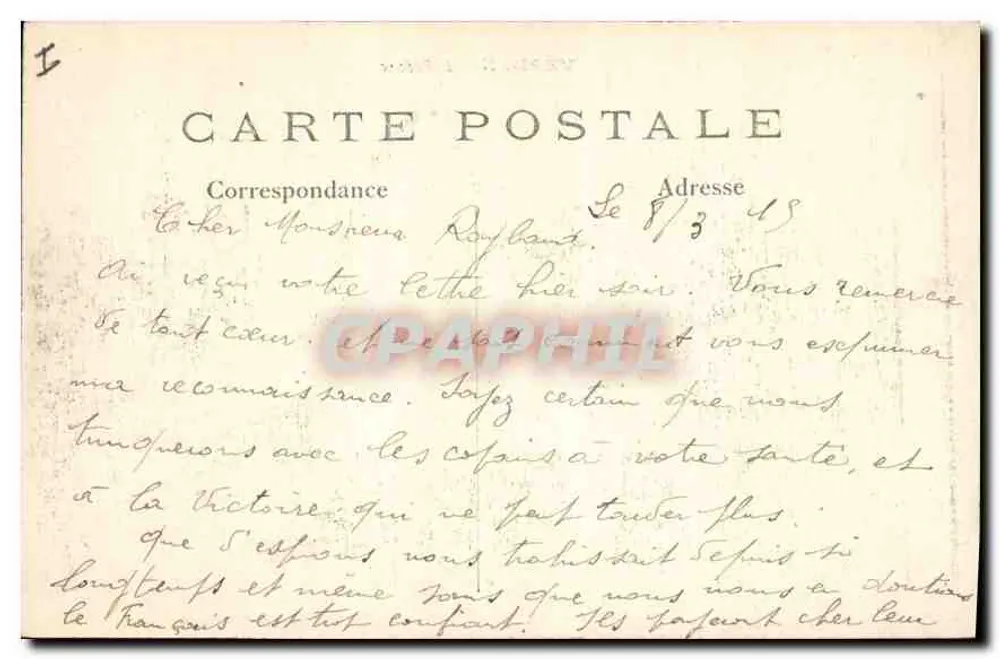 Verdun — O Bispo - Verso