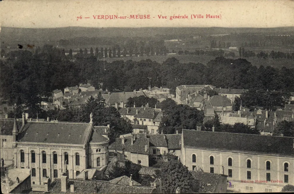 Verdun-sur-Meuse — Allgemeiner Blick (Oberstadt) — Ausgabe Husson, Verdun - Vorderseite