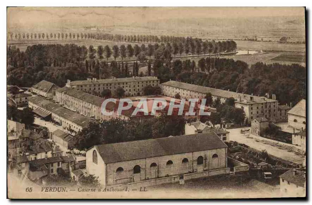 Verdun — Quartel de Anthouard — LL. — n°65 - Frente
